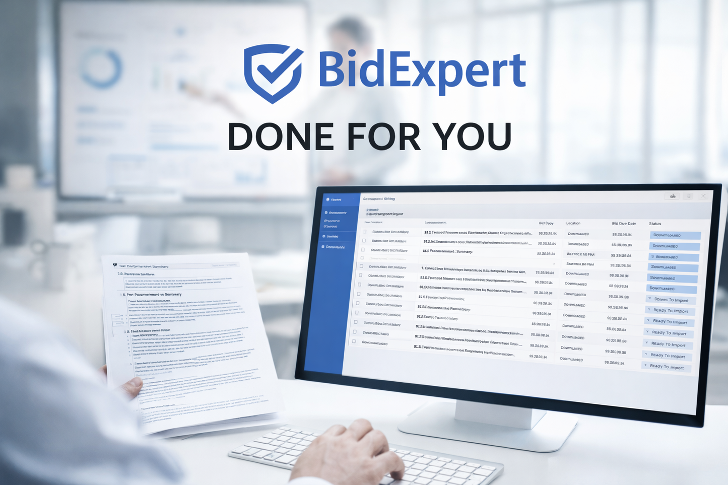 BID EXPERT- DONE FOR YOU